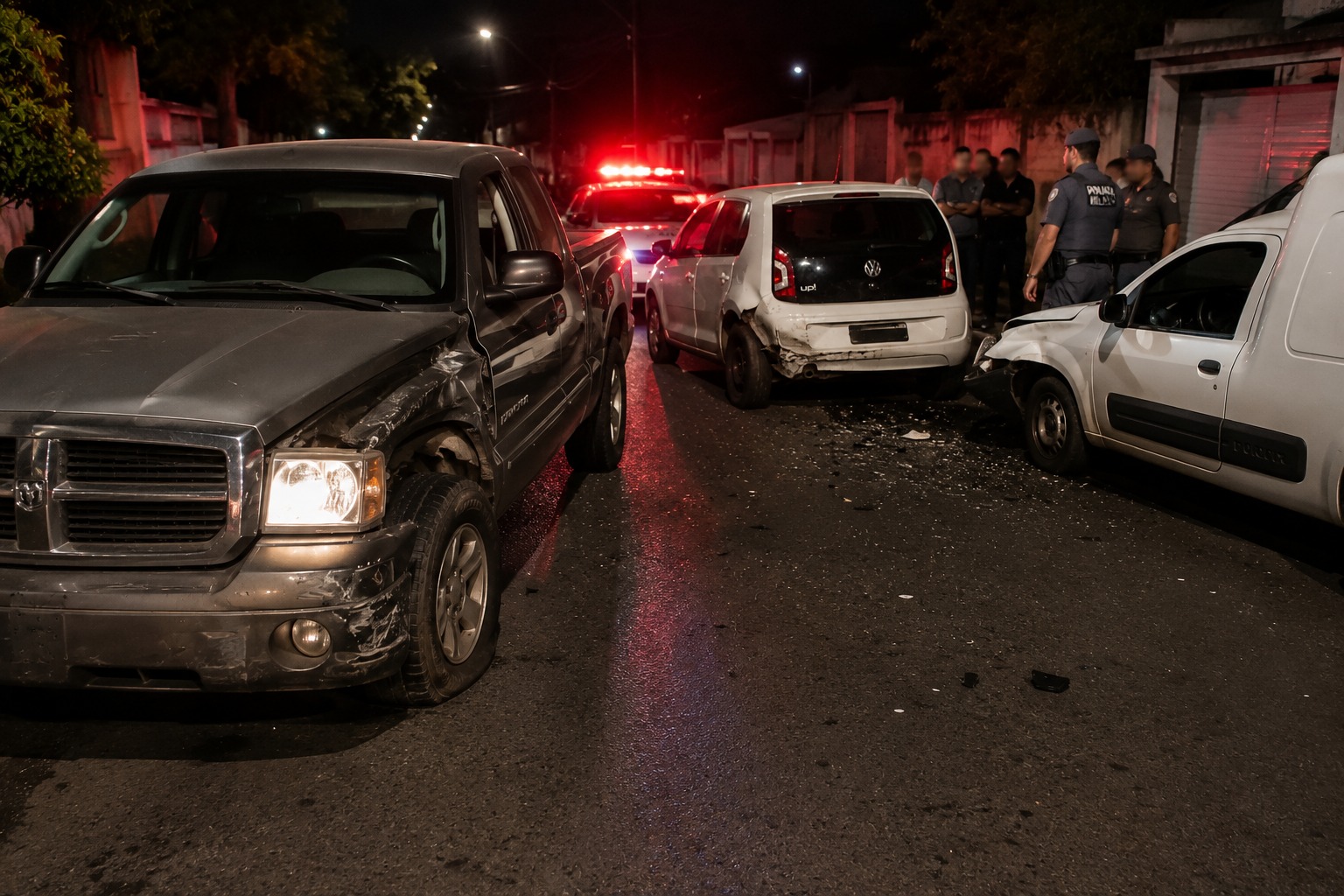 Motorista embriagado é preso após causar acidente com carro furtado